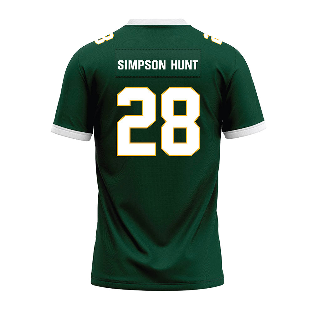 Baylor - NCAA Football : Calvin Simpson Hunt - Green Premium Football Jersey-1