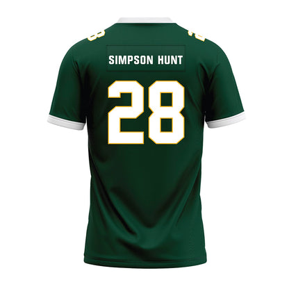 Baylor - NCAA Football : Calvin Simpson Hunt - Green Premium Football Jersey-1