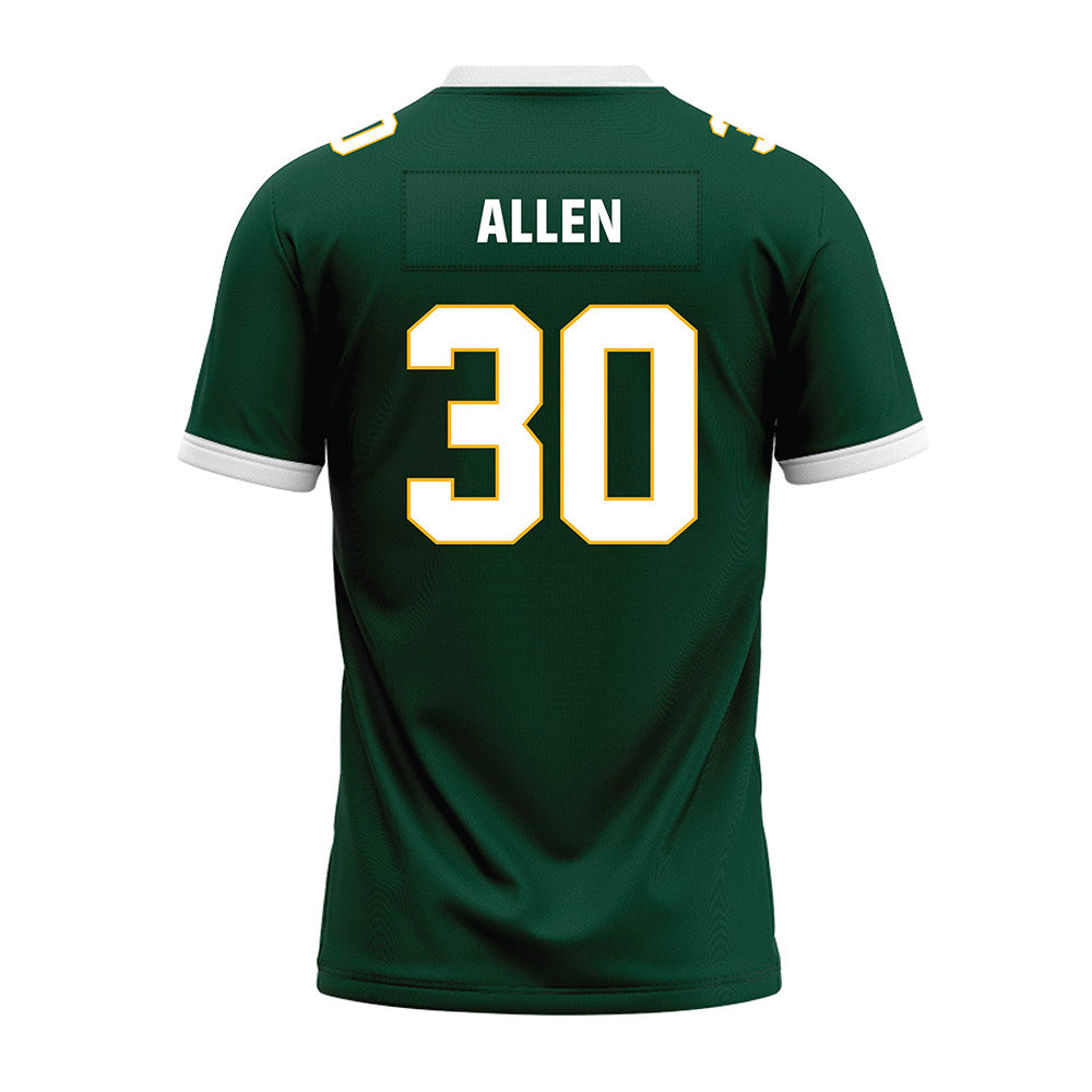 Baylor - NCAA Football : Michael Allen - Green Premium Football Jersey-1