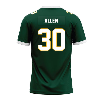 Baylor - NCAA Football : Michael Allen - Green Premium Football Jersey-1