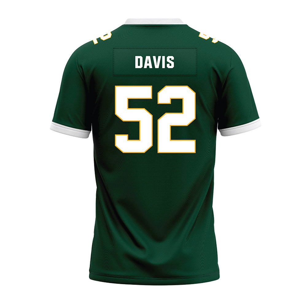 Baylor - NCAA Football : Ryan Davis - Green Premium Football Jersey-1