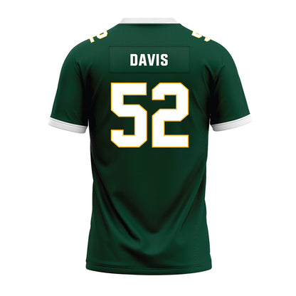 Baylor - NCAA Football : Ryan Davis - Green Premium Football Jersey-1
