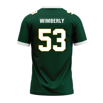 Baylor - NCAA Football : Daemian Wimberly - Green Premium Football Jersey-1