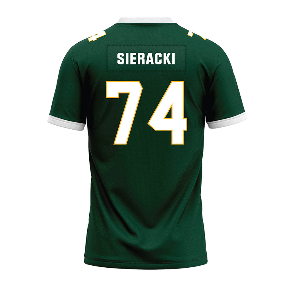 Baylor - NCAA Football : kaden sieracki - Green Premium Football Jersey