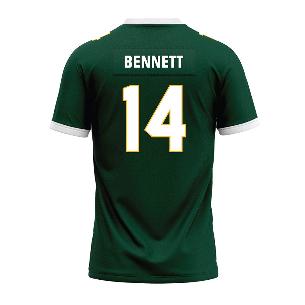 Baylor - NCAA Football : Nate Bennett - Green Premium Football Jersey