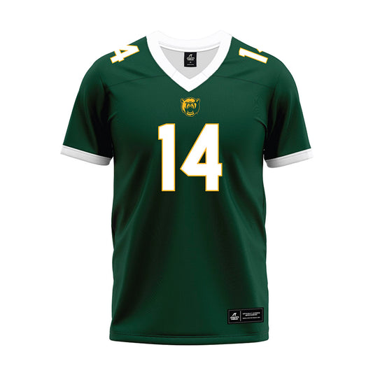Baylor - NCAA Football : Daniel Cobbs - Green Premium Football Jersey-0