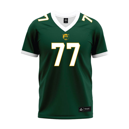 Baylor - NCAA Football : Logan Moore - Green Premium Football Jersey-0