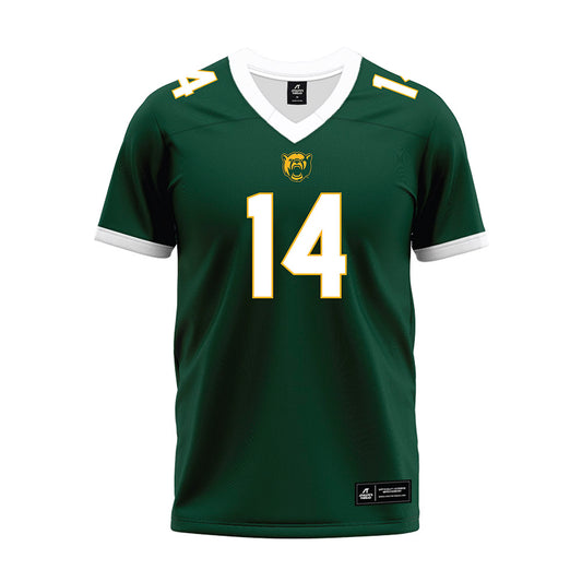 Baylor - NCAA Football : Daniel Cobbs - Green Premium Football Jersey-0