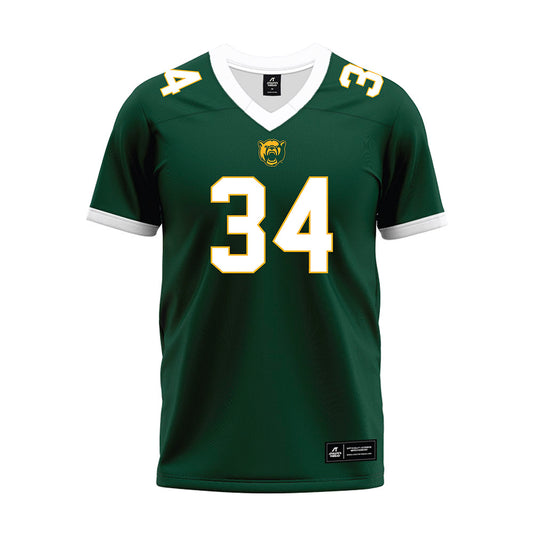 Baylor - NCAA Football : Davion Peters - Green Premium Football Jersey-0