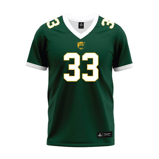 Baylor - NCAA Football : HD Davis - Green Premium Football Jersey-0