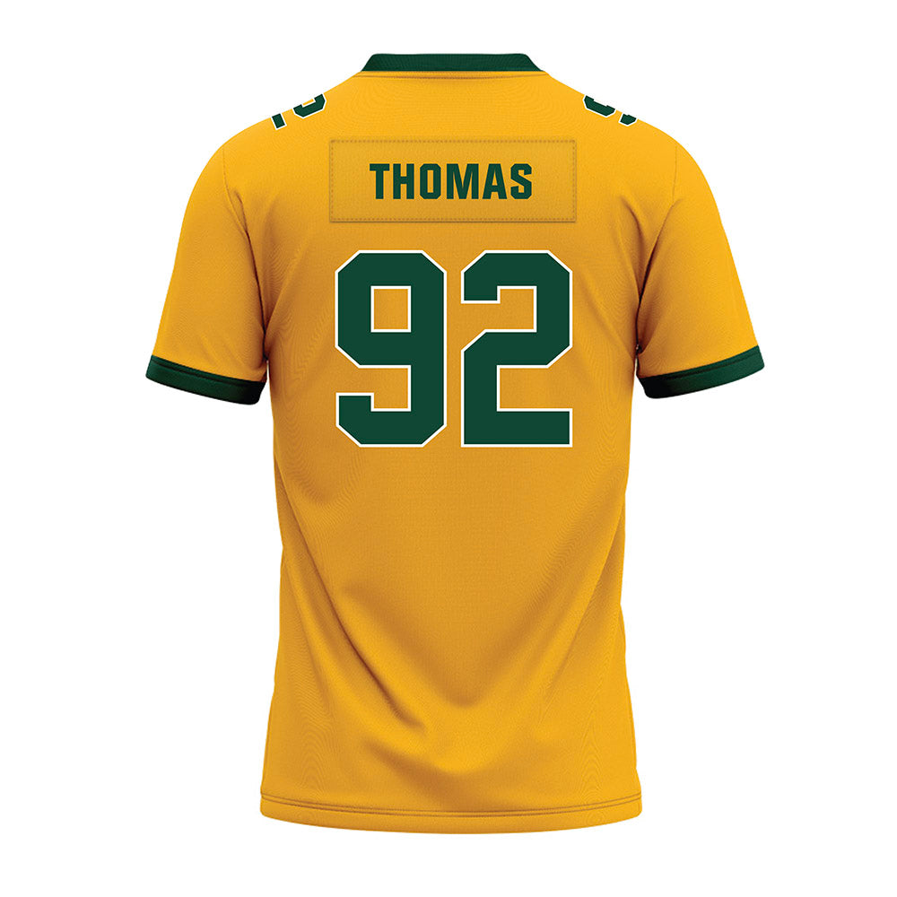 Baylor - NCAA Football : Trent Thomas - Gold Premium Football Jersey-1