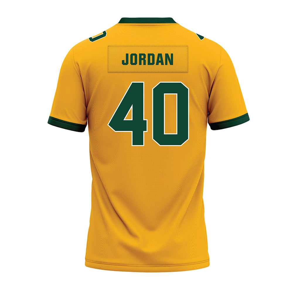 Baylor - NCAA Football : Kyler Jordan - Gold Premium Football Jersey