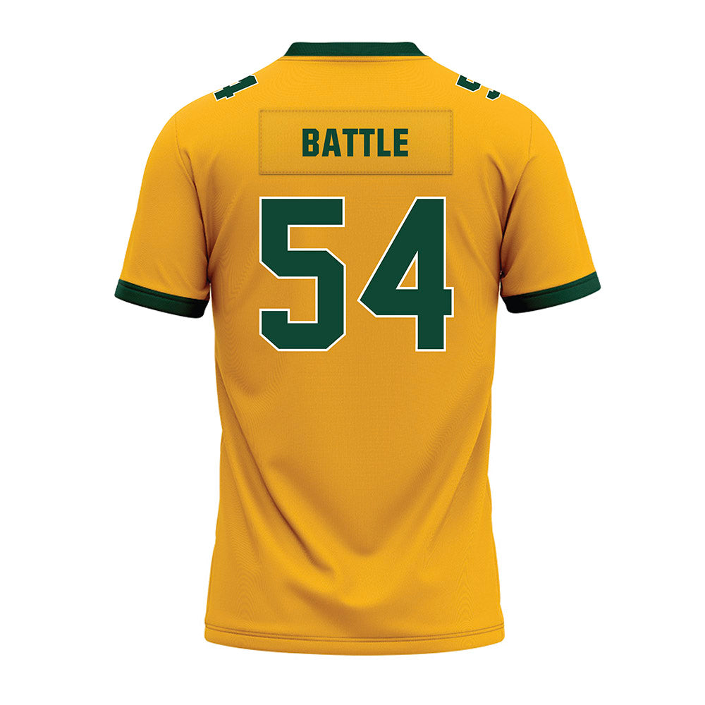 Baylor - NCAA Football : Jaelin Battle - Gold Premium Football Jersey-1