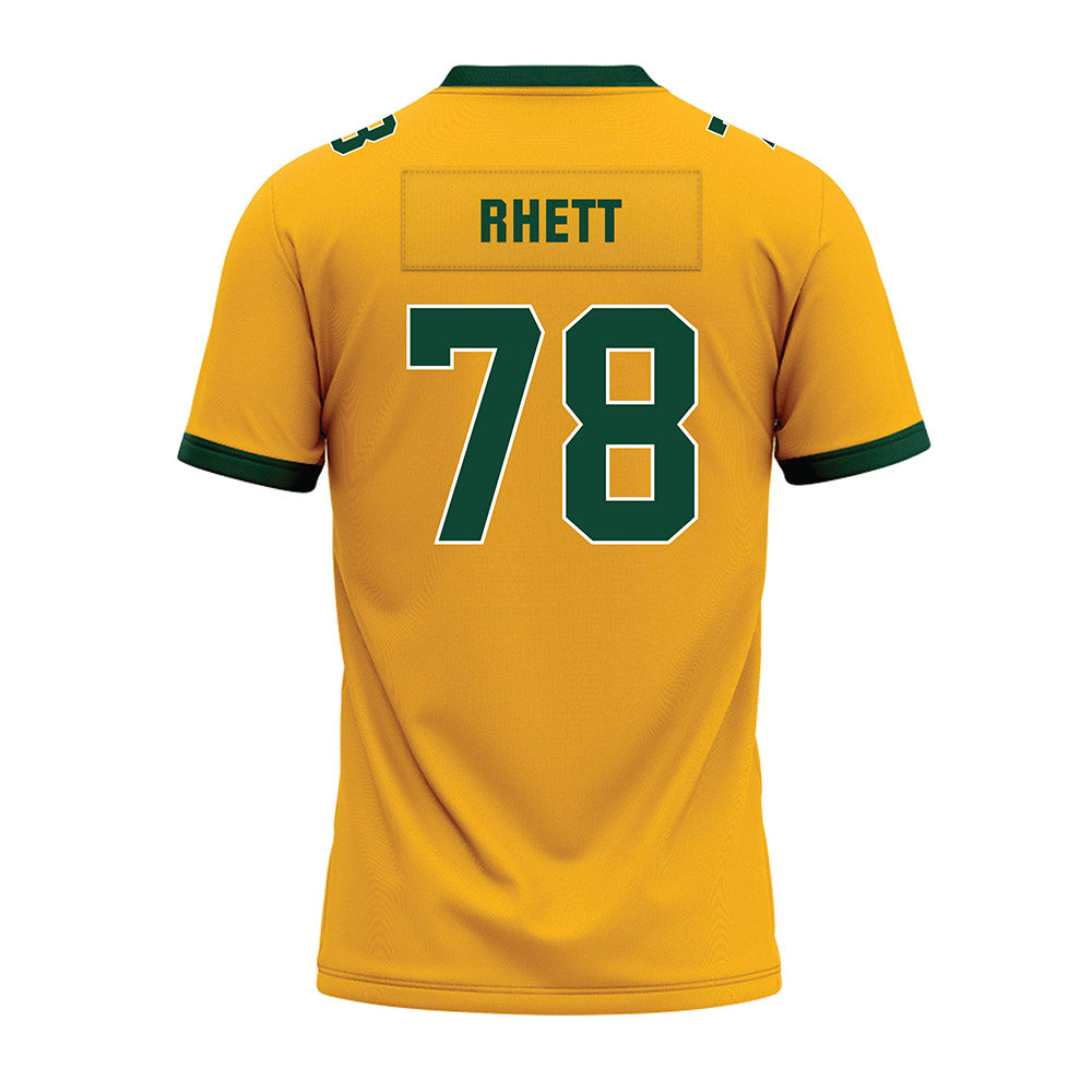 Baylor - NCAA Football : Cole Rhett - Gold Premium Football Jersey-1