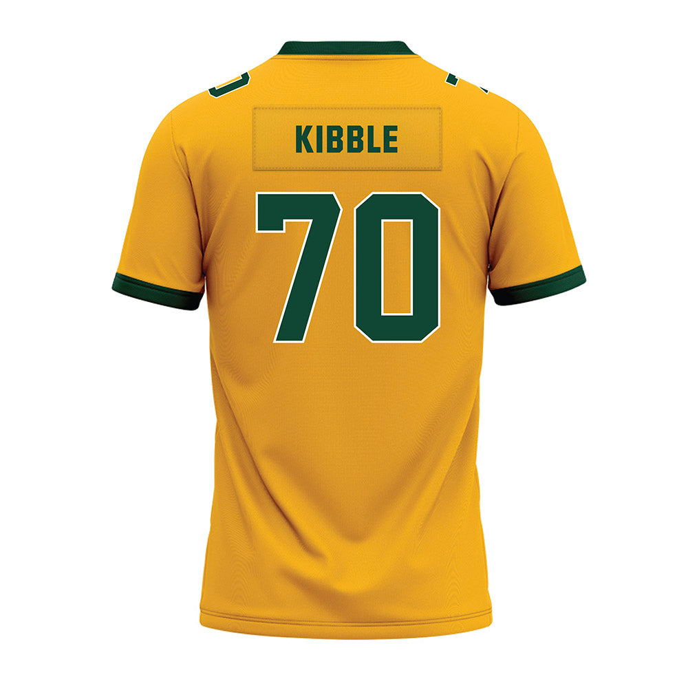 Baylor - NCAA Football : Nate Kibble - Gold Premium Football Jersey-1