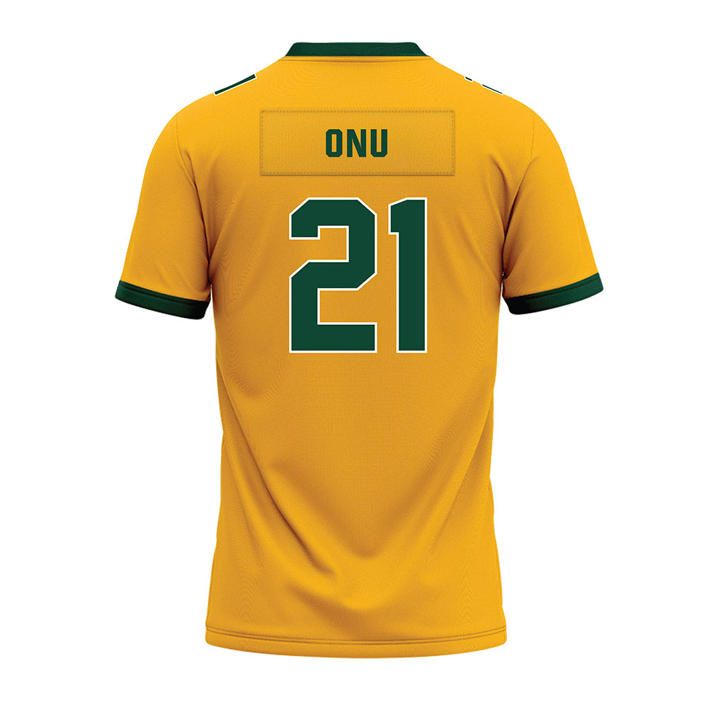 Baylor - NCAA Football : Bo Onu - Gold Premium Football Jersey-1