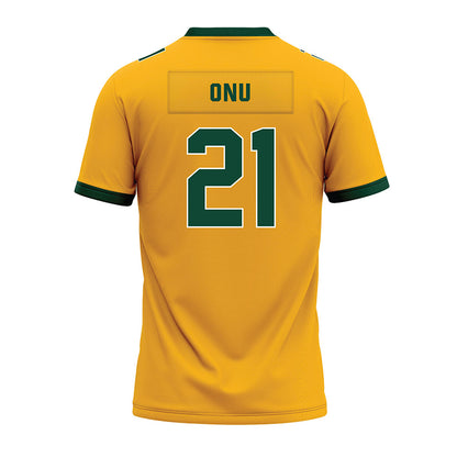 Baylor - NCAA Football : Bo Onu - Gold Premium Football Jersey-1
