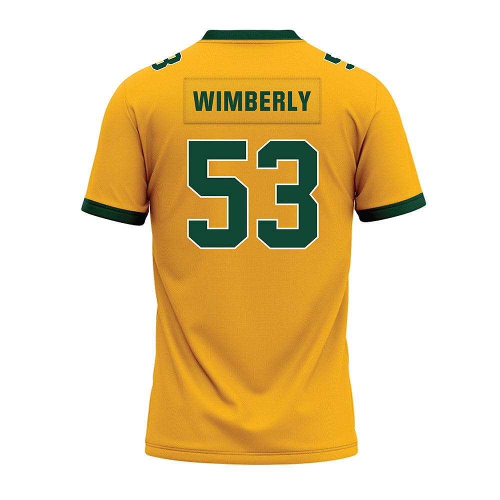 Baylor - NCAA Football : Daemian Wimberly - Gold Premium Football Jersey-1