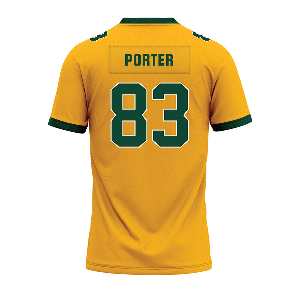 Baylor - NCAA Football : Jadon Porter - Gold Premium Football Jersey