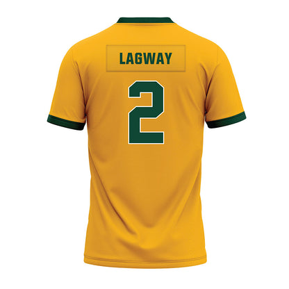 Baylor - NCAA Football : DJ Lagway - Gold Premium Football Jersey-1