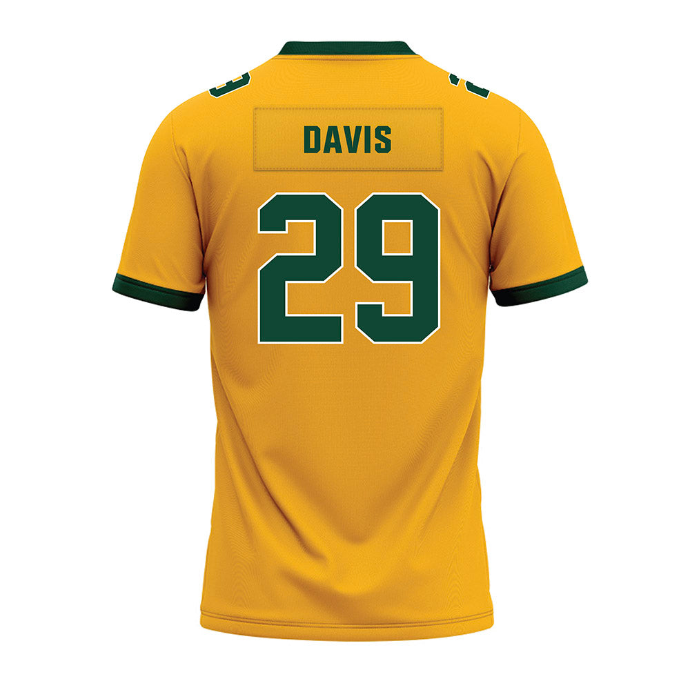 Baylor - NCAA Football : Jordan Davis - Gold Premium Football Jersey-1