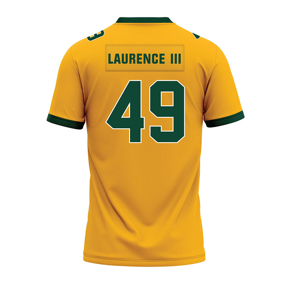 Baylor - NCAA Football : Trey Laurence III - Gold Premium Football Jersey