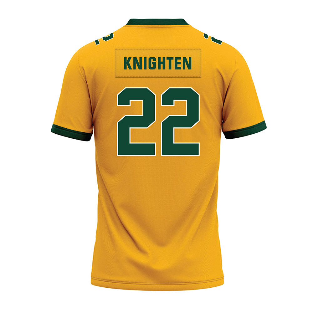 Baylor - NCAA Football : Caden knighten - Gold Premium Football Jersey-1