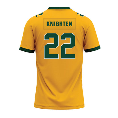 Baylor - NCAA Football : Caden knighten - Gold Premium Football Jersey-1