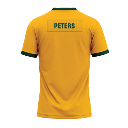 Baylor - NCAA Football : Davion Peters - Gold Premium Football Jersey-1