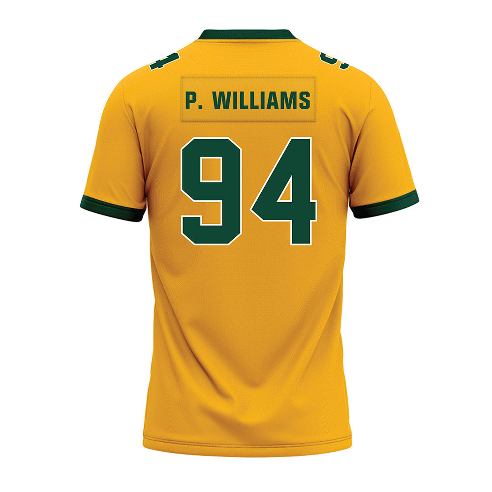Baylor - NCAA Football : Palmer Williams - Gold Premium Football Jersey