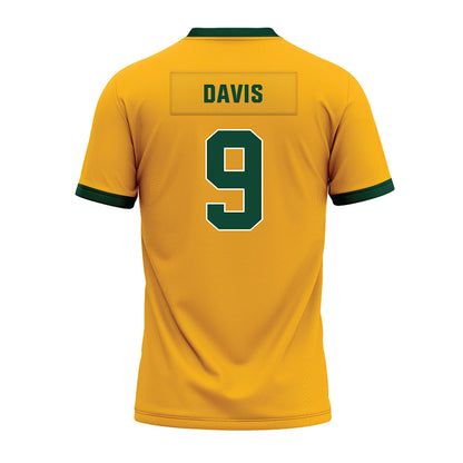 Baylor - NCAA Football : Ryan Davis - Gold Premium Football Jersey-1
