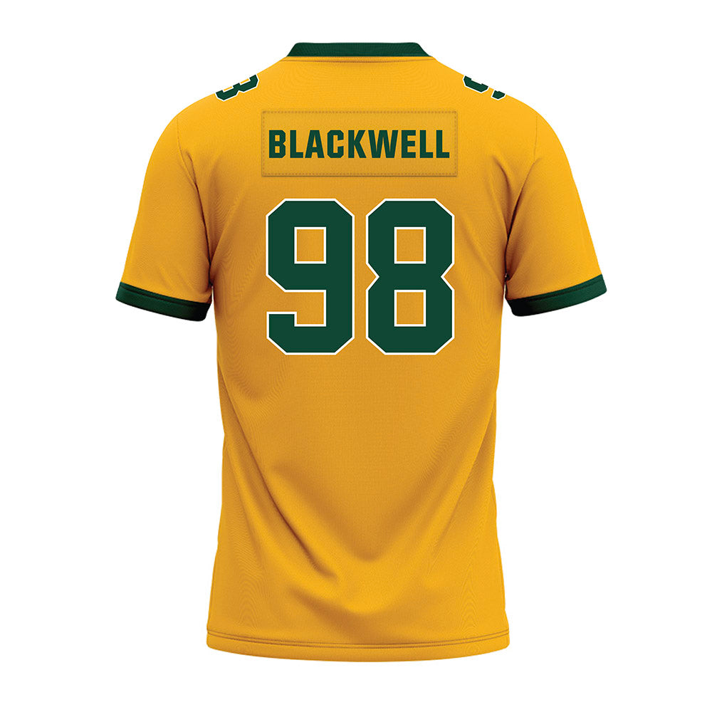 Baylor - NCAA Football : Jackson Blackwell - Gold Premium Football Jersey-1