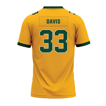Baylor - NCAA Football : HD Davis - Gold Premium Football Jersey-1