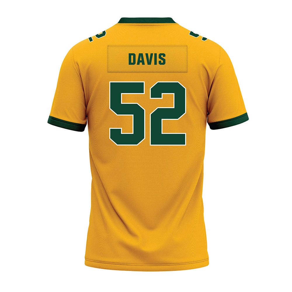 Baylor - NCAA Football : Ryan Davis - Gold Premium Football Jersey-1