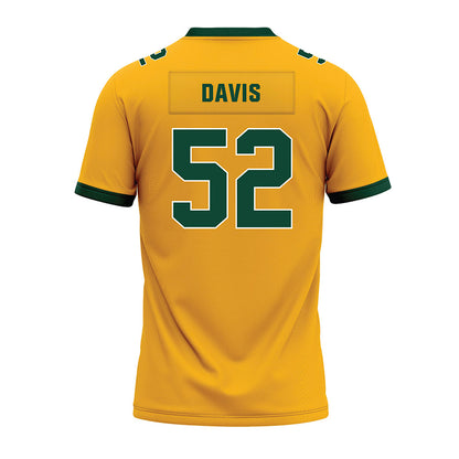 Baylor - NCAA Football : Ryan Davis - Gold Premium Football Jersey-1