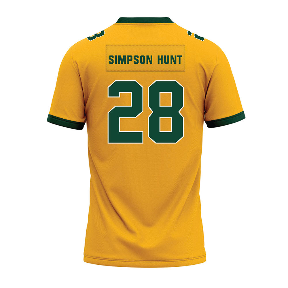 Baylor - NCAA Football : Calvin Simpson Hunt - Gold Premium Football Jersey-1