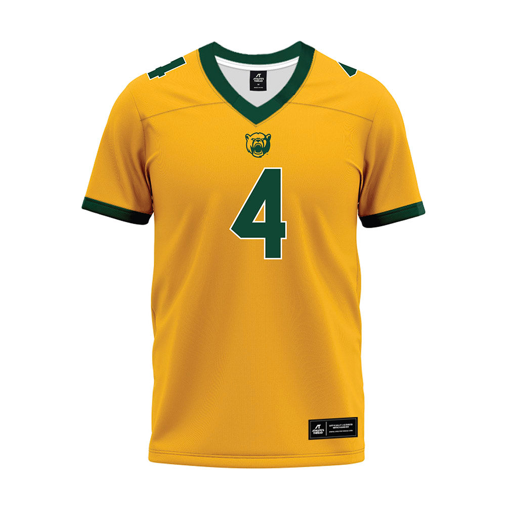 Baylor - NCAA Football : Louis Brown IV - Gold Premium Football Jersey-0