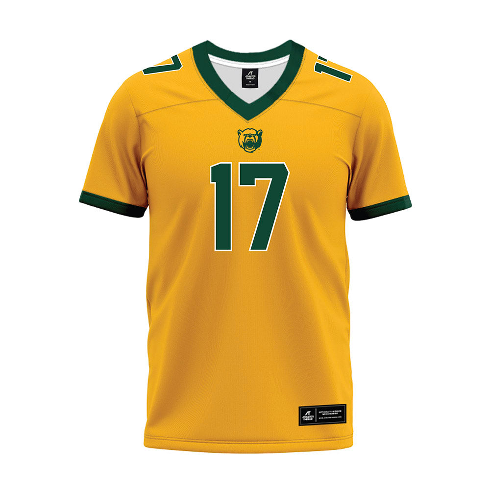 Baylor - NCAA Football : Cade Tessier - Gold Premium Football Jersey-0