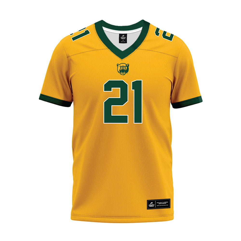 Baylor - NCAA Football : Bo Onu - Gold Premium Football Jersey-0