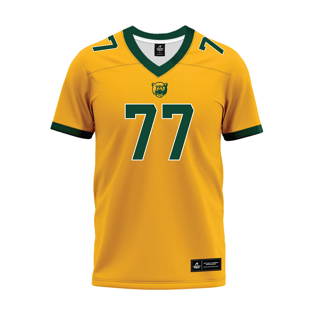 Baylor - NCAA Football : Logan Moore - Gold Premium Football Jersey-0