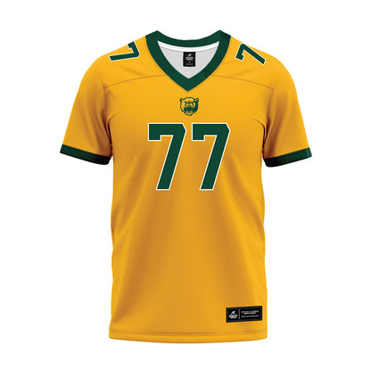Baylor - NCAA Football : Logan Moore - Gold Premium Football Jersey-0