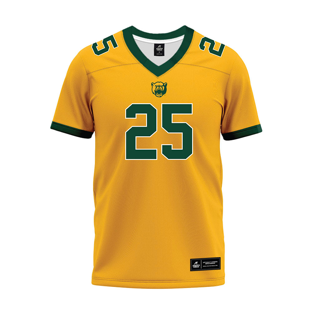 Baylor - NCAA Football : Levar Thornton Jr. - Gold Premium Football Jersey-0