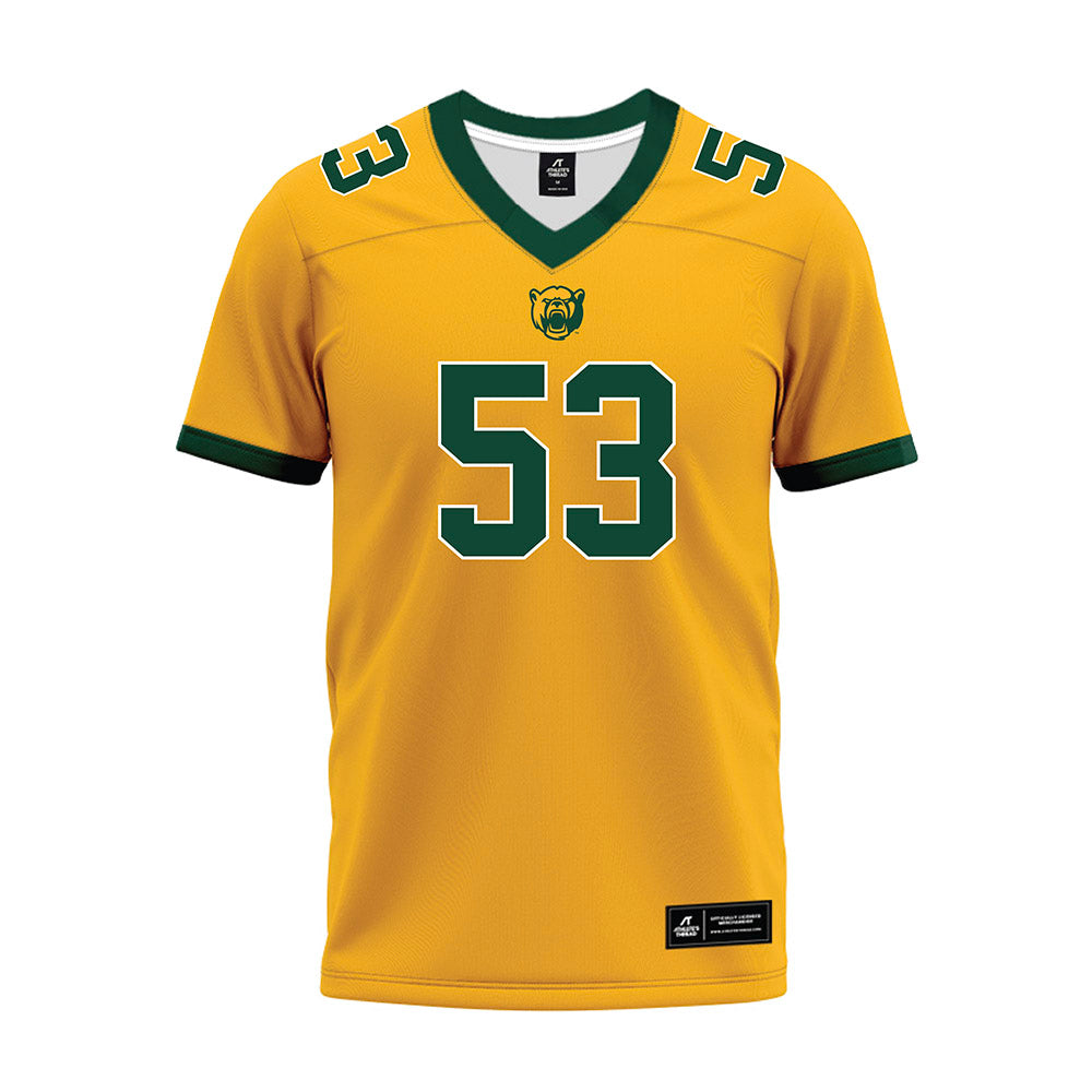 Baylor - NCAA Football : Daemian Wimberly - Gold Premium Football Jersey-0
