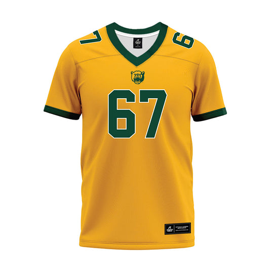 Baylor - NCAA Football : David Roberts - Gold Premium Football Jersey-0