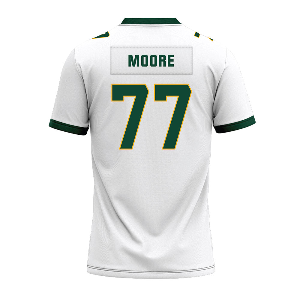 Baylor - NCAA Football : Logan Moore - White Premium Football Jersey-1