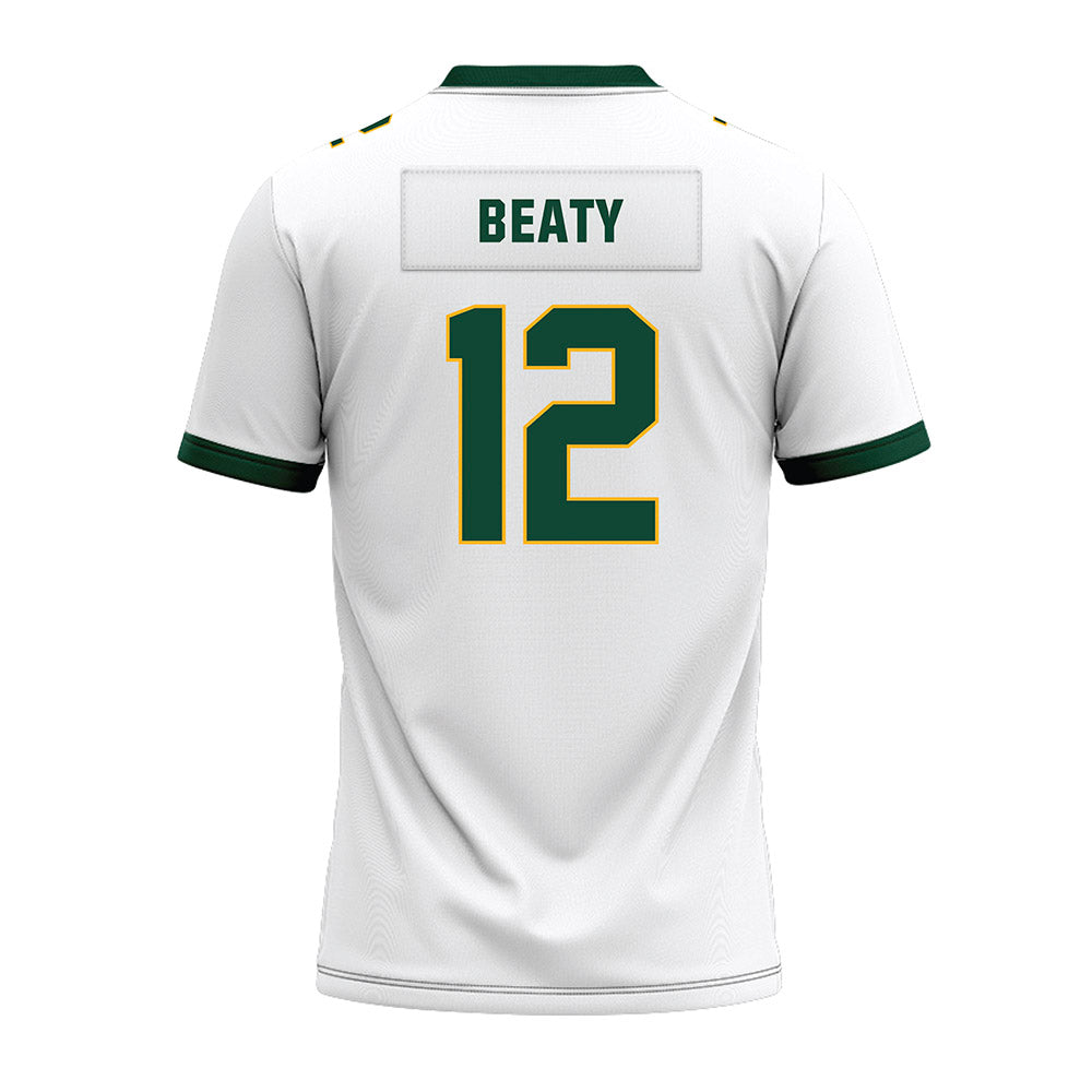Baylor - NCAA Football : Kyler Beaty - White Premium Football Jersey