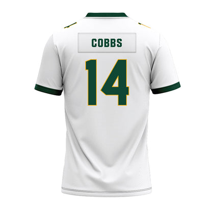 Baylor - NCAA Football : Daniel Cobbs - White Premium Football Jersey-1