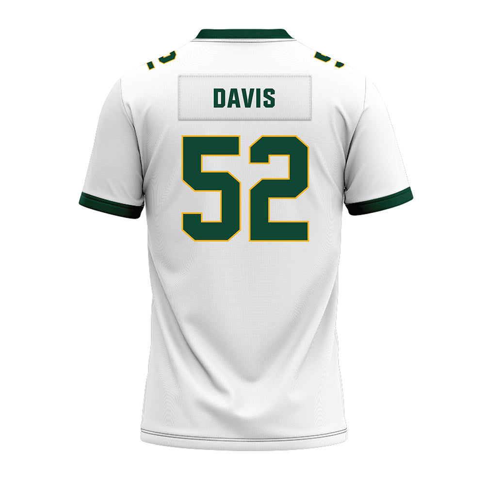 Baylor - NCAA Football : Ryan Davis - White Premium Football Jersey-1