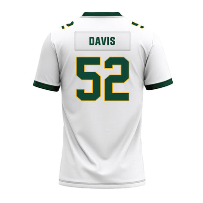 Baylor - NCAA Football : Ryan Davis - White Premium Football Jersey-1