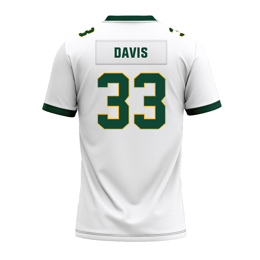 Baylor - NCAA Football : HD Davis - White Premium Football Jersey-1